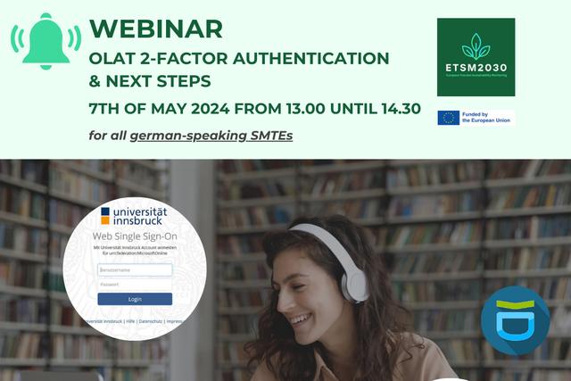 <span style="color:#000000"></span>OLAT Webinar OLAT Two-factor Authentication & next steps for german-speaking participants