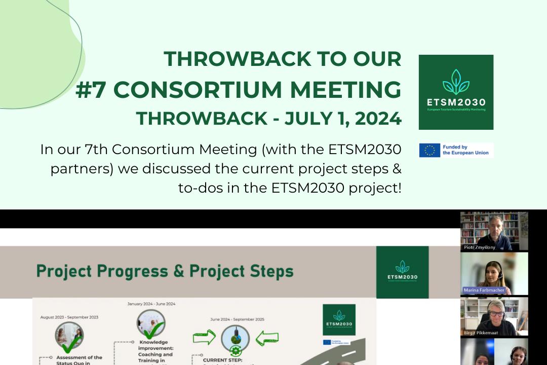 7th Consortium Meeting on the 1st of July 2024