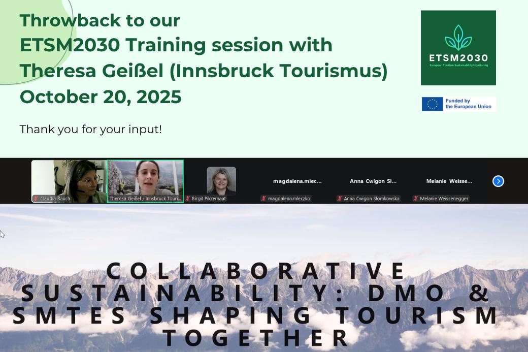 Sustainable tourism through the lens of collaboration